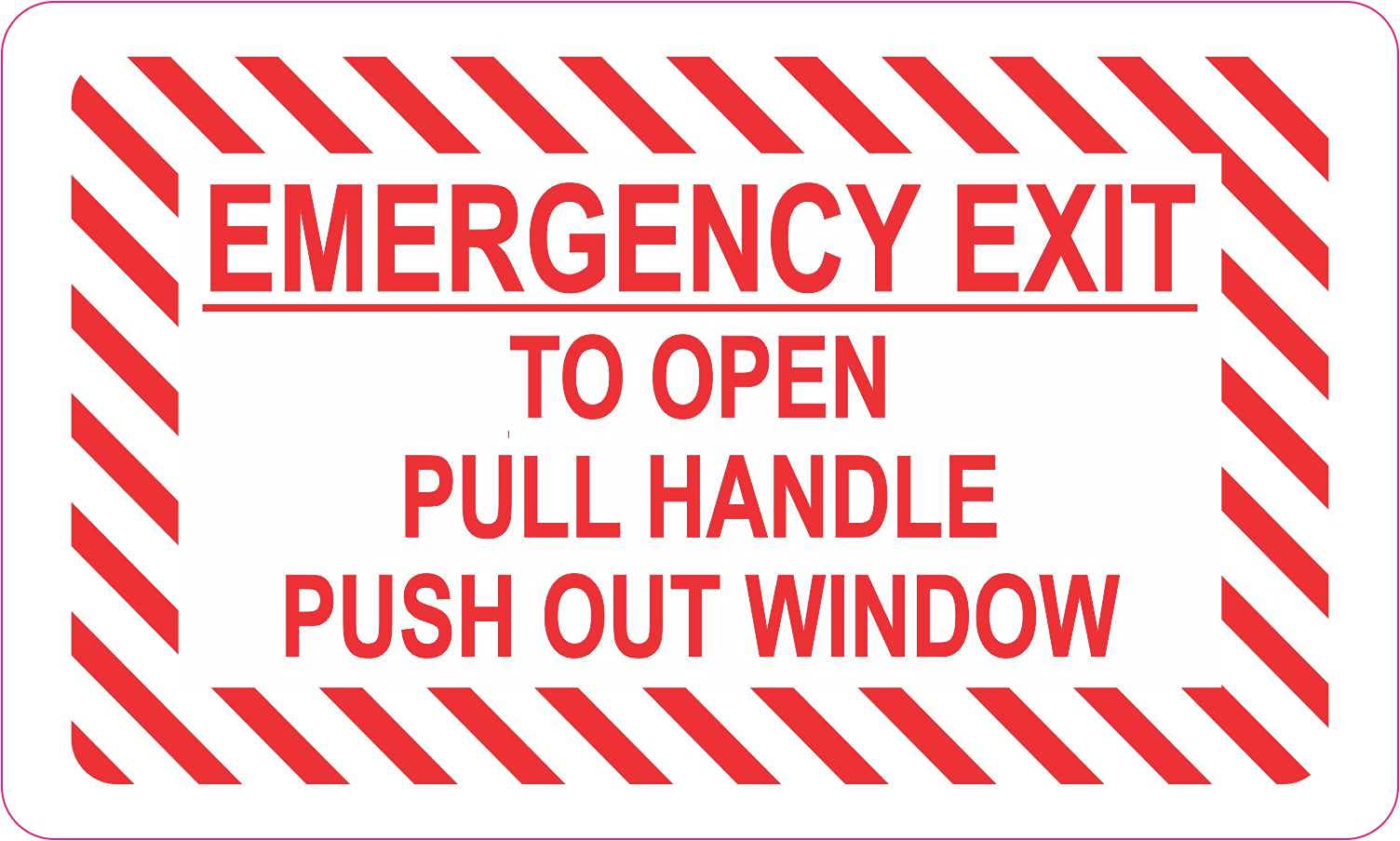 EXITのアヤシイTV ポスター ステッカー Amazon.com: StickerTalk Emergency Exit Window Vinyl Sticker, 5